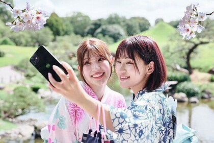 Kyushu Kumamoto Suizenji Kimono Rental Private Experience
