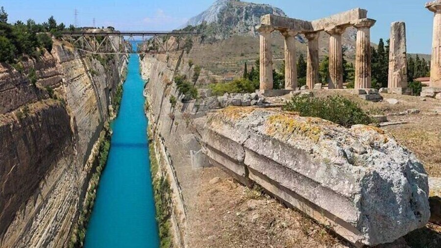 Nafplio Half Day Shared Tour to Ancient Corinth Corinth Canal