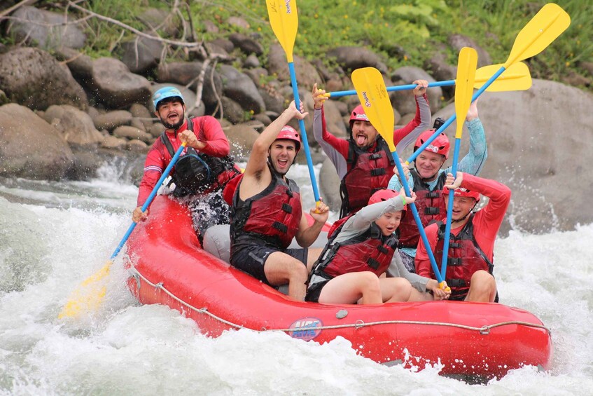 San Jose Rafting Class 3-4 with Connection to La Fortuna