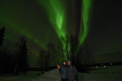 Fairbanks Northern Lights Abenteuer mit kostenlosen Aurora-Porträts