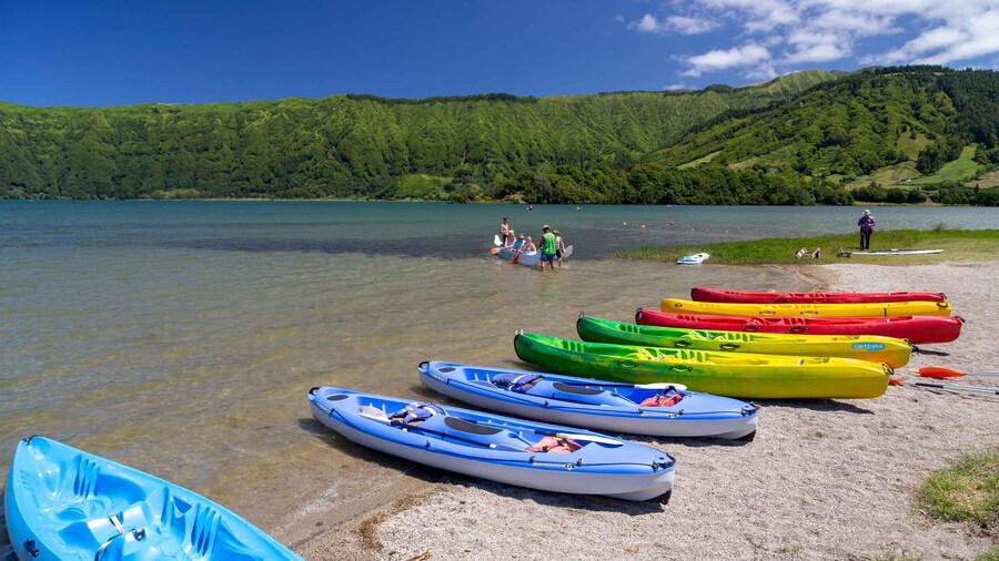 Double-Seat Kayak Rental at Sete Cidades Lake