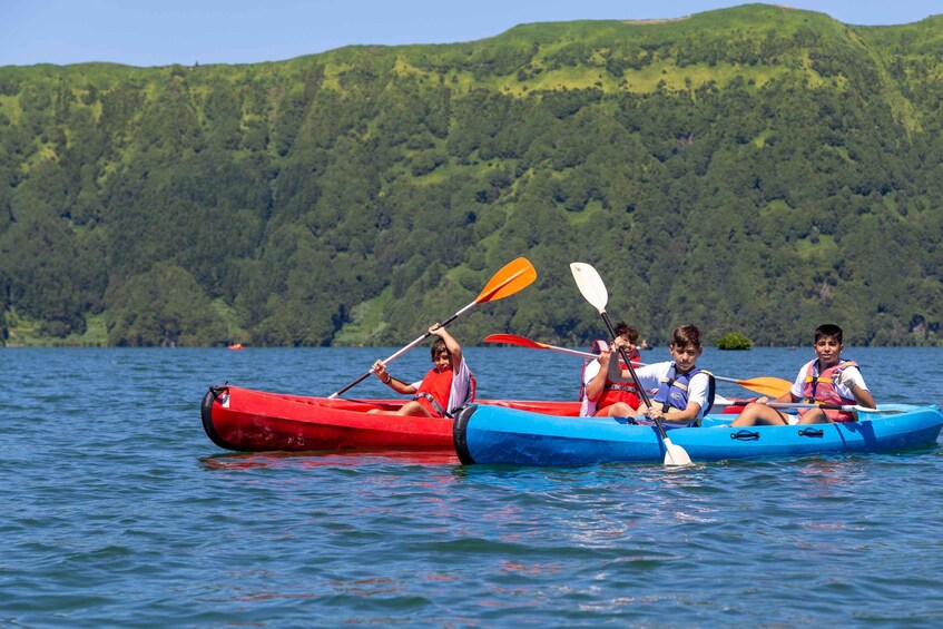 Picture 2 for Activity Sete Cidades: Double-Seat Kayak Rental at Sete Cidades Lake