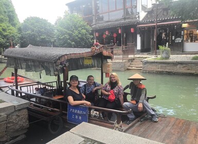 Zhujiajiao Water Town By Bus & Yu Garden,Bund By Escooter