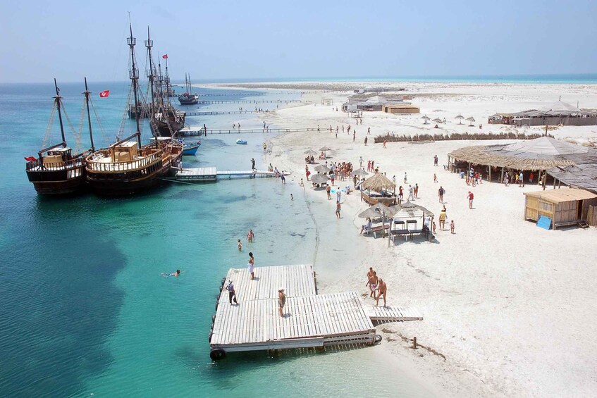 Picture 3 for Activity From Djerba: Flamingo Island by Pirate Ship with Lunch