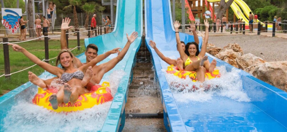 From Mallorca: Aqualand and Arenal Tickets and Transfer