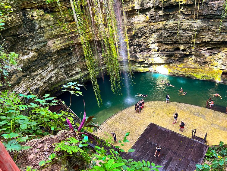 Coba, Chichen Itza, Cenote & Valladolid with buffet lunch