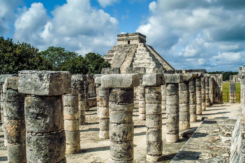 Coba, Chichen Itza, Cenote & Valladolid with buffet lunch