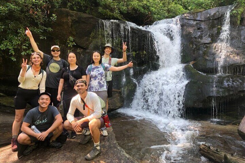 Group Half Day Waterfall Hiking Tour in Cedar Mountain