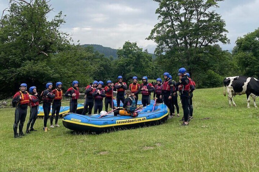 White Water Rafting Experience in River Dee in Llangollen