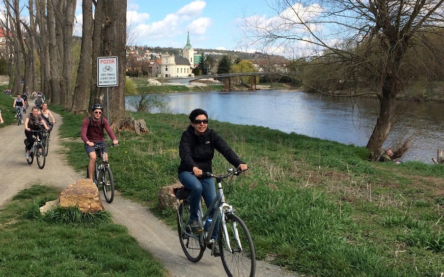 Picture 2 for Activity Countryside Bike Tour From Prague To Karlstejn Castle