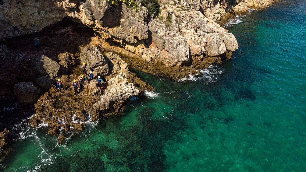 Picture 1 for Activity Arrábida Natural Park: Coasteering Trip with Speedboat Ride