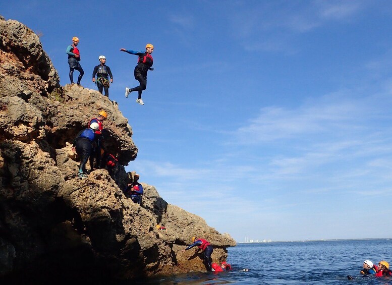 Picture 4 for Activity Arrábida Natural Park: Coasteering Trip with Speedboat Ride