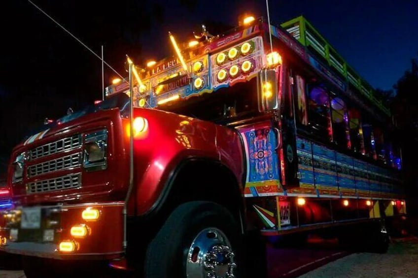 Experience Chiva Rumbera with Pick-up in Medellin