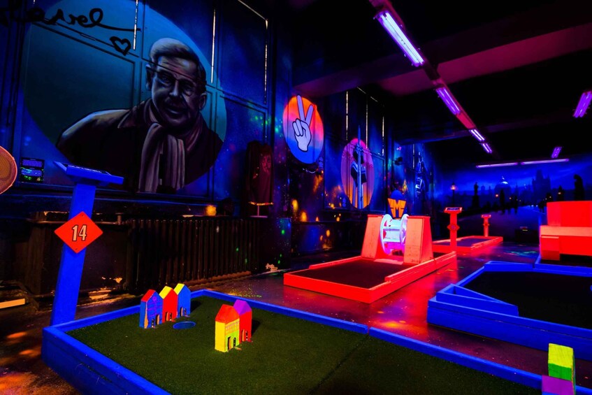 Picture 5 for Activity Prague: Glow Golf Mini Golf Game by UV Light
