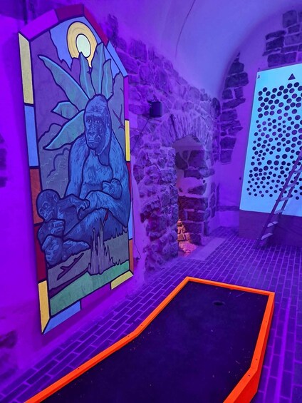 Picture 2 for Activity Prague: Glow Golf Mini Golf Game by UV Light