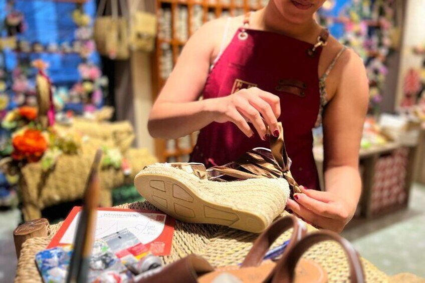 Marbella Traditional Espadrilles Shoe Making Experience 