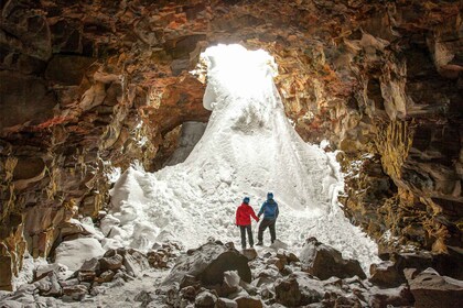 Tunnel de lave de Raufarhólshellir : Expédition souterraine