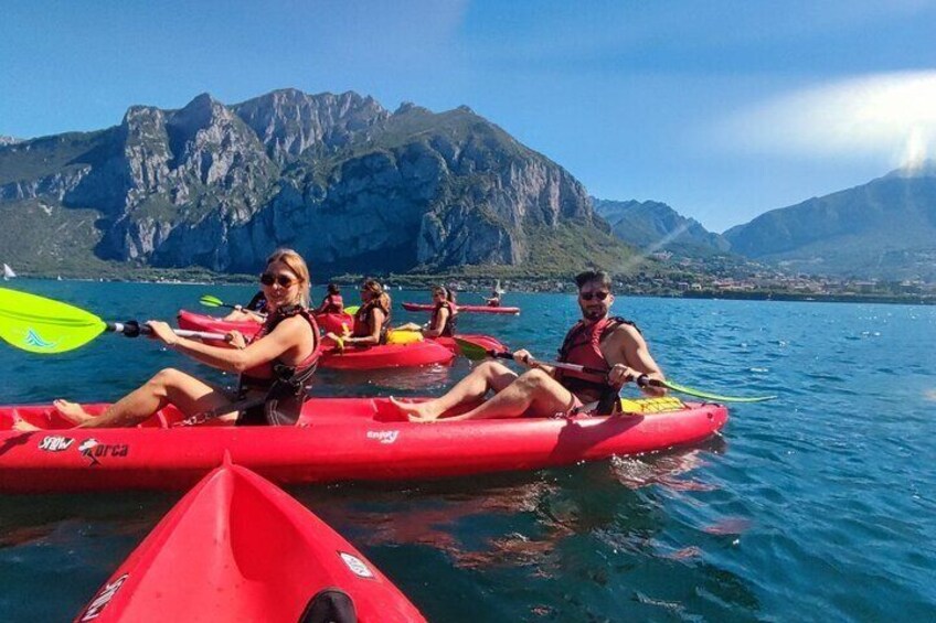 Guided kayak tour on Lake Como (Lecco)