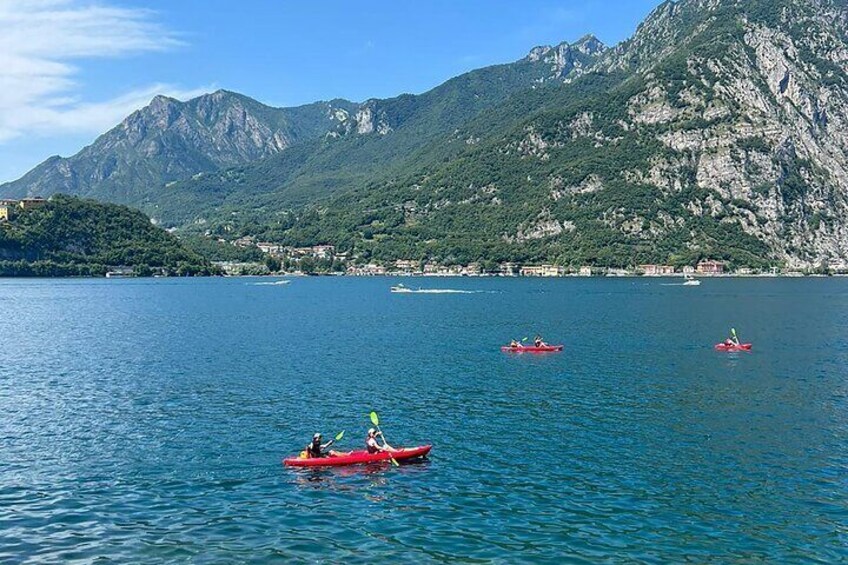 Guided kayak tour on Lake Como (Lecco)