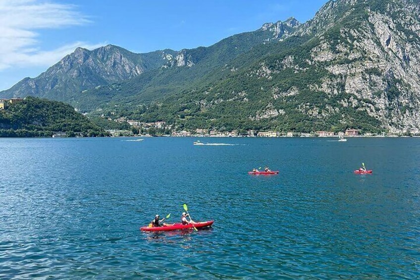 Guided kayak tour on Lake Como (Lecco)