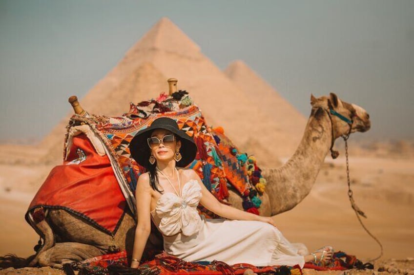 All Inclusive GIZA Private Tour &Celebrity-Like Photoshoot