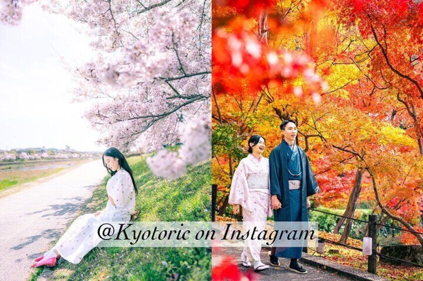 Kyoto Photo Session by Professional Photographer with 72K FLLR