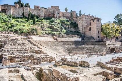 Málaga: Teater Romawi dan Tur Berpemandu Alcazaba