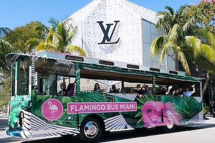 Miami Bus Tour - Flamingo Bus Miami Tours Open-Air Trolley