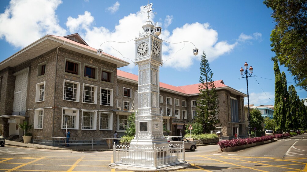 Show item 2 of 5. View of clock tour on Mahe Island