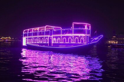 Dubai Dhow Cruise Dinner in Deira Creek