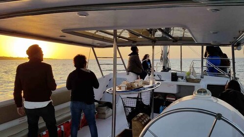 Bahía de Monterrey: Crucero en Catamarán a Vela al Atardecer