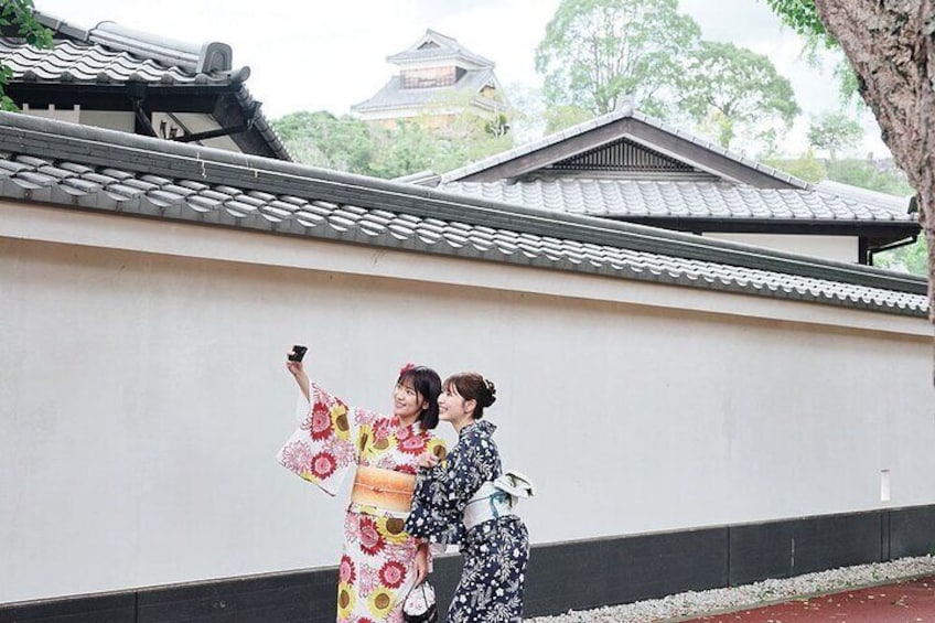 A snap shot in a typically Japanese location.