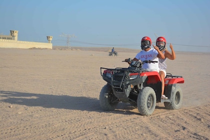 Hurghada: 5 Jam Quad Bike Desert Safari dan Barbekyu