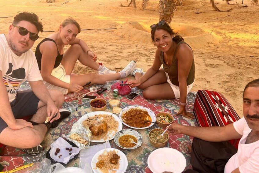 Full Day Liwa Desert Sunset Safari Tour with Lunch at Oasis