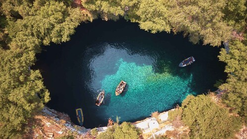 Kefalonia : Dégustation de vin, Melissani, Drogarati et Fiscardo