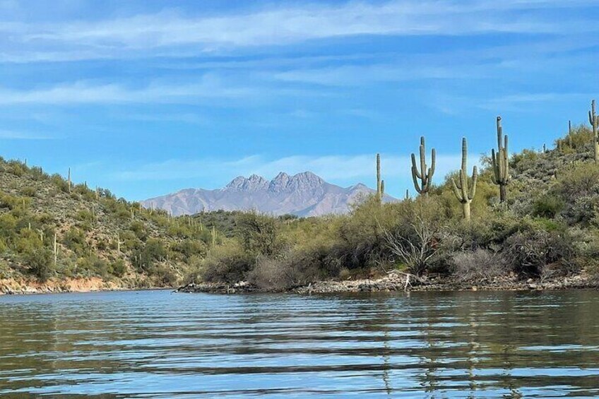 Extended 3 Hour Canyon & Cliffside Kayaking on Saguaro Lake 