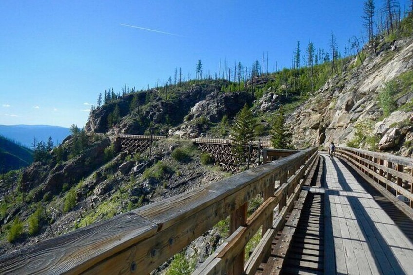 Myra Canyon Guided E-Bike Tour