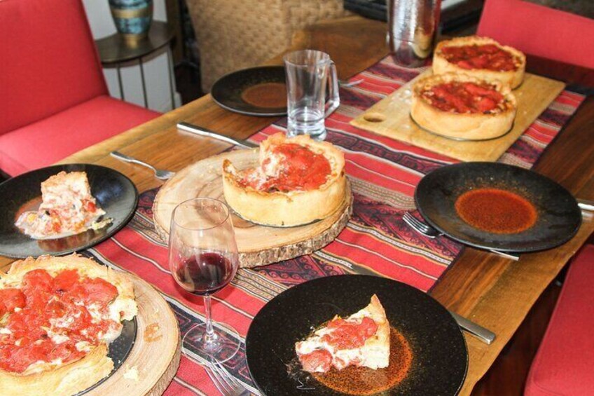 Private Chicago-style deep dish pizza or pasta making class