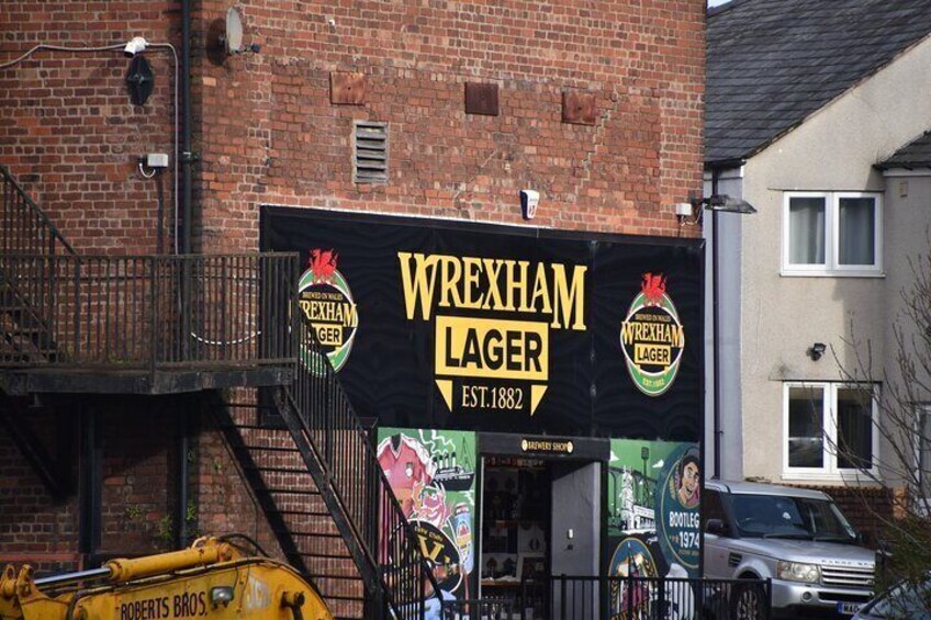 Stop at the Wrexham Lager shop, where you can buy chat to the staff, and buy the oldest lager in the UK. 