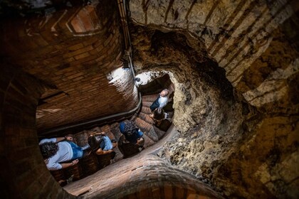 Montepulciano: Historiske kældre - guidet tur og vinsmagning