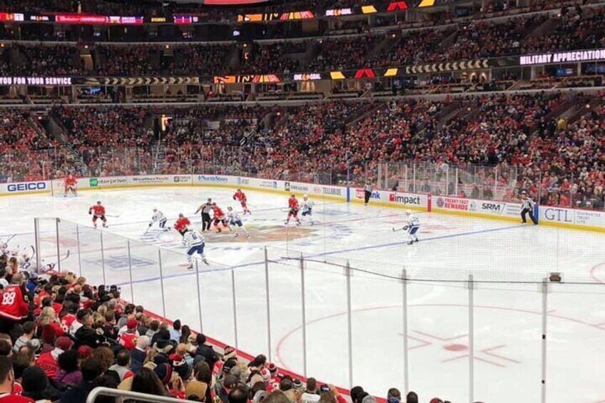 Chicago Blackhawks Ice Hockey Game at United Center