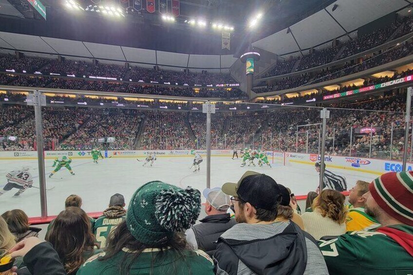 Minnesota Wild Ice Hockey Game at Xcel Energy Center