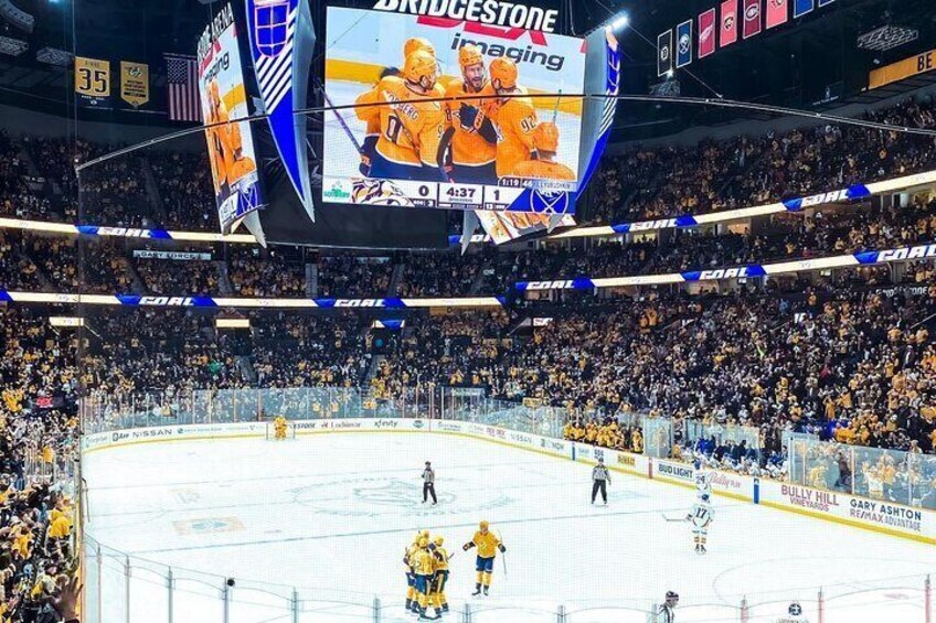 Nashville Predators Ice Hockey Game at Bridgestone Arena