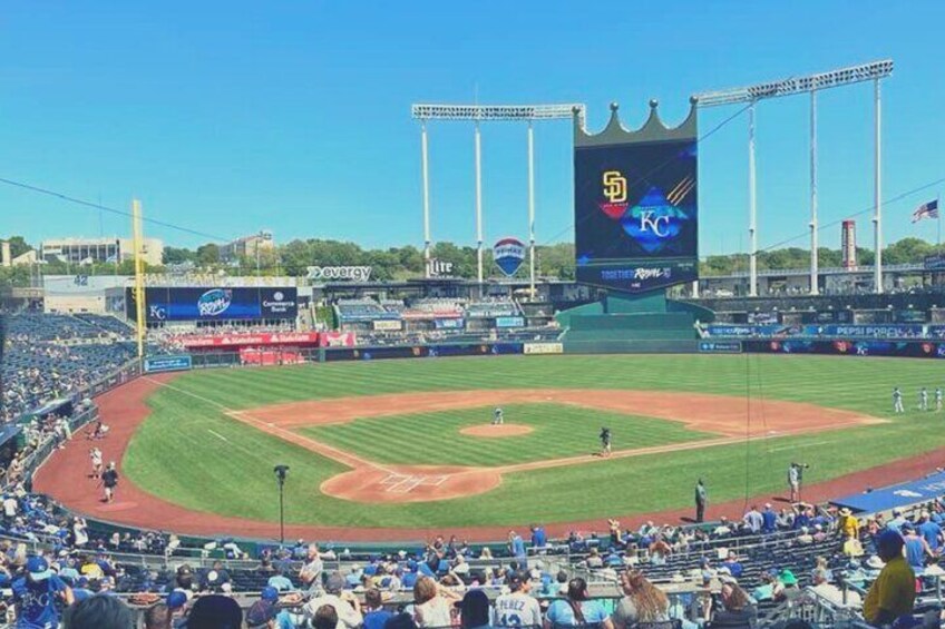 Kansas City Royals Baseball Game at Kauffman Stadium