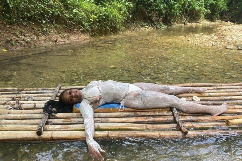 Montego Bay Bamboo Rafting with Limestone Full Body Massage 