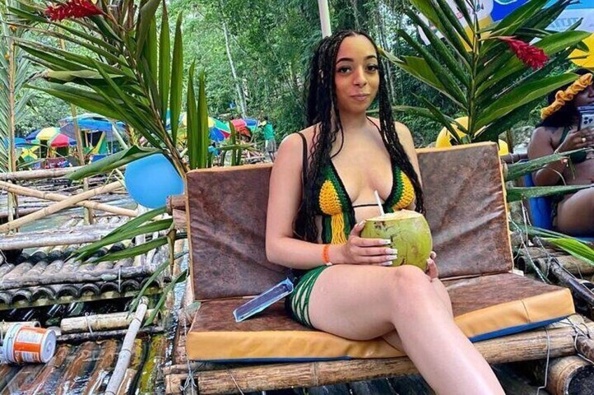 Montego Bay Bamboo Rafting with Limestone Full Body Massage