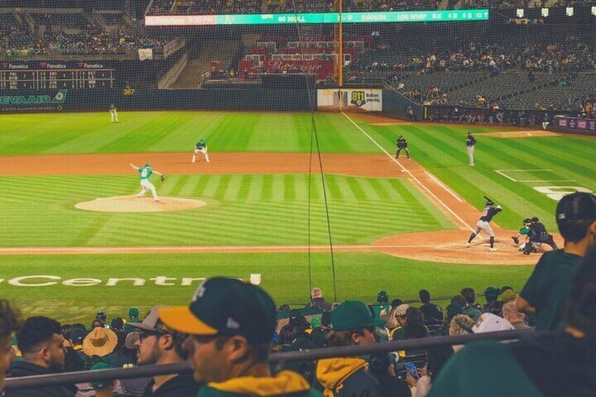 Oakland Athletics Baseball Game at Oakland Coliseum