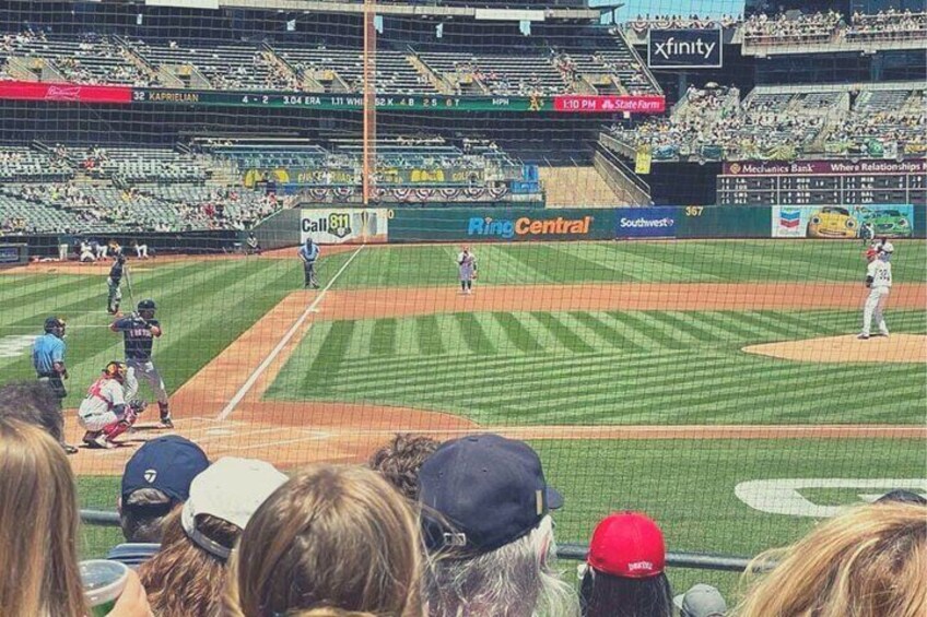 Oakland Athletics Baseball Game at Oakland Coliseum