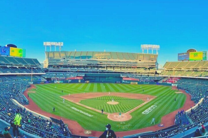 Oakland Athletics Baseball Game at Oakland Coliseum