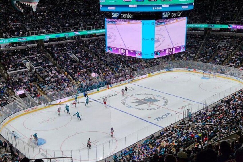 San Jose Sharks Ice Hockey Game at SAP Center